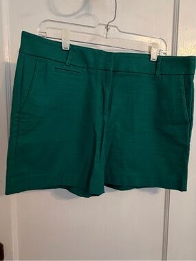 Ann Taylor Teal Tailored Bermuda Shorts
